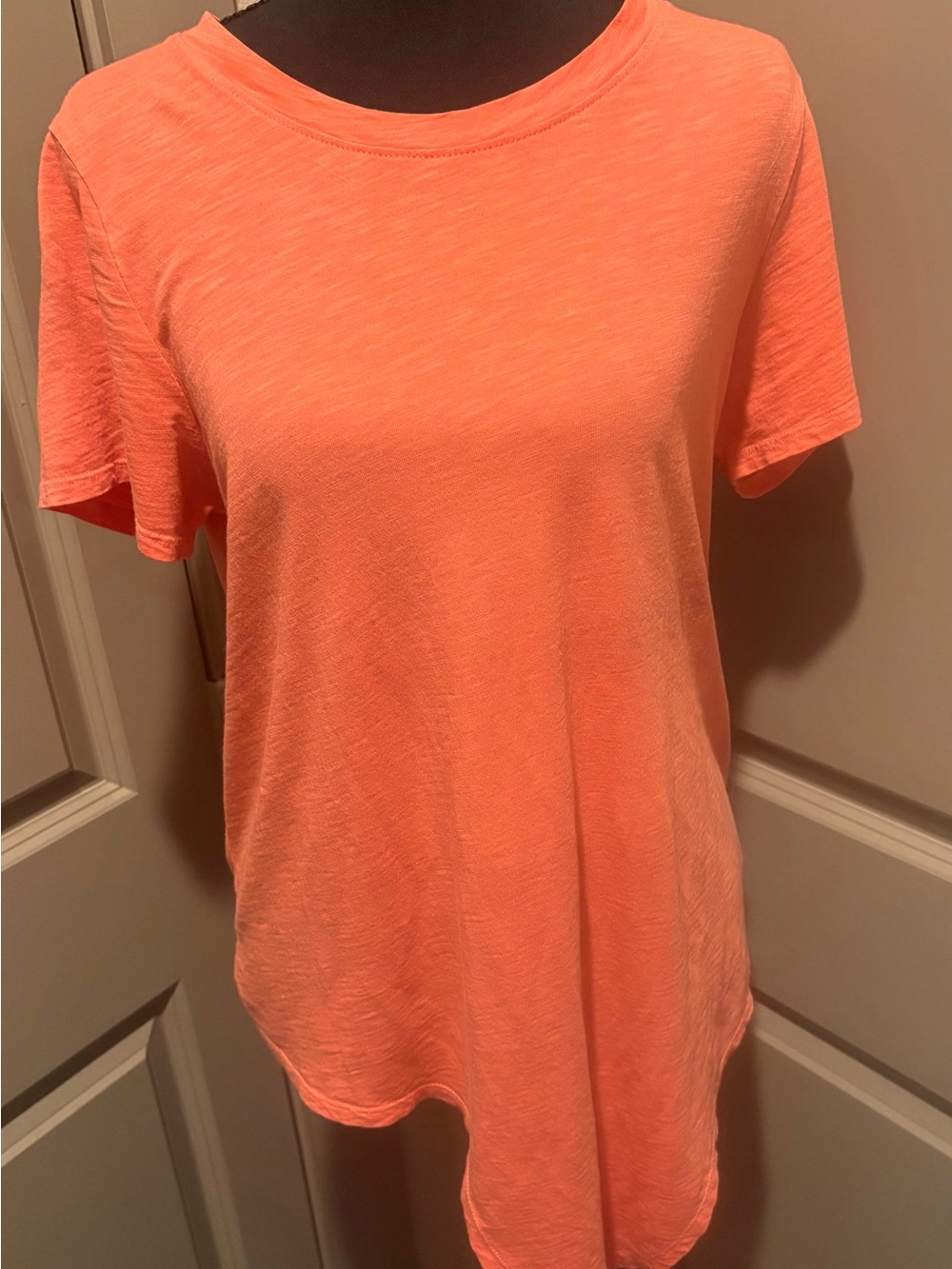 Sanctuary Short Sleeve Crew Neck Tee - Coral